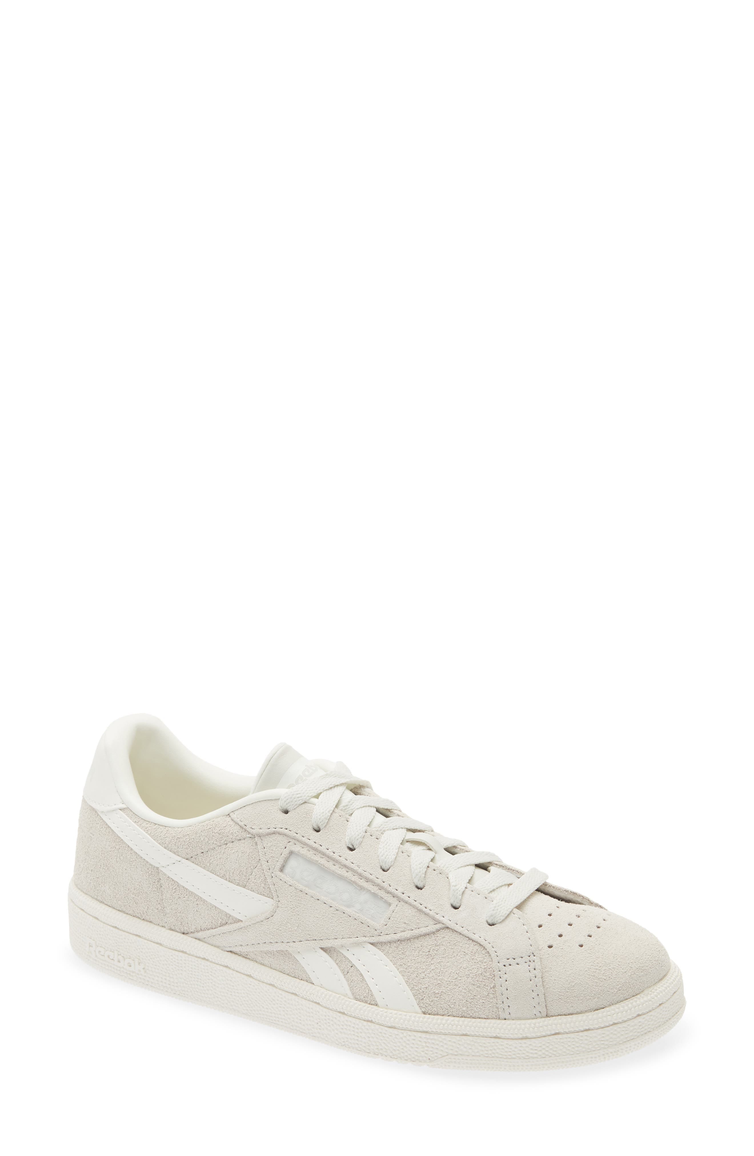 Reebok Club C Grounds Sneaker Gray Full Size Run New