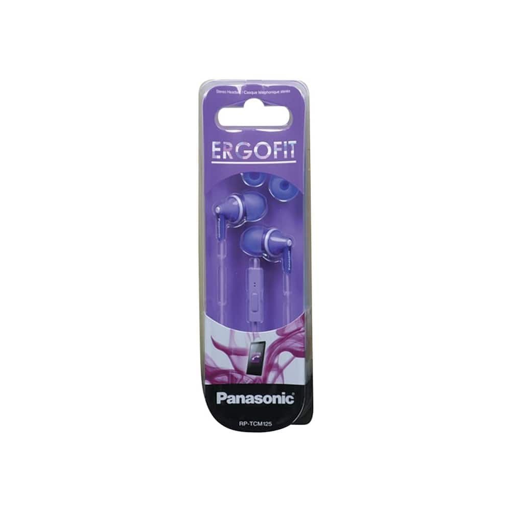 Panasonic RP-TCM125-V Headphones & Earbuds Purple New