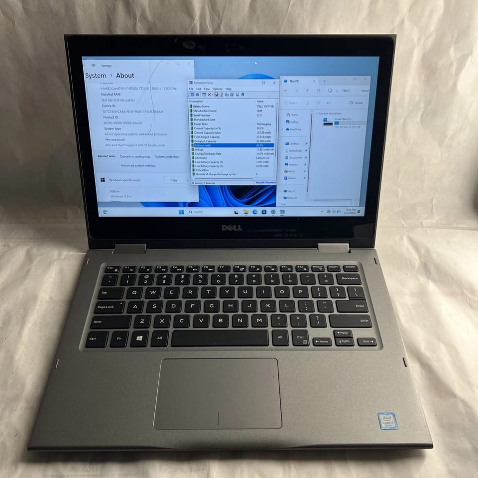 Dell Inspiron 5379 Computers 1TB 8GB For parts or not working