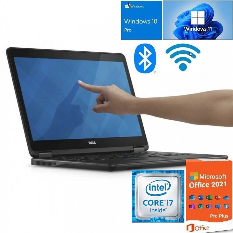 Dell Latitude 7250 Computers 128GB 8GB Used - Good