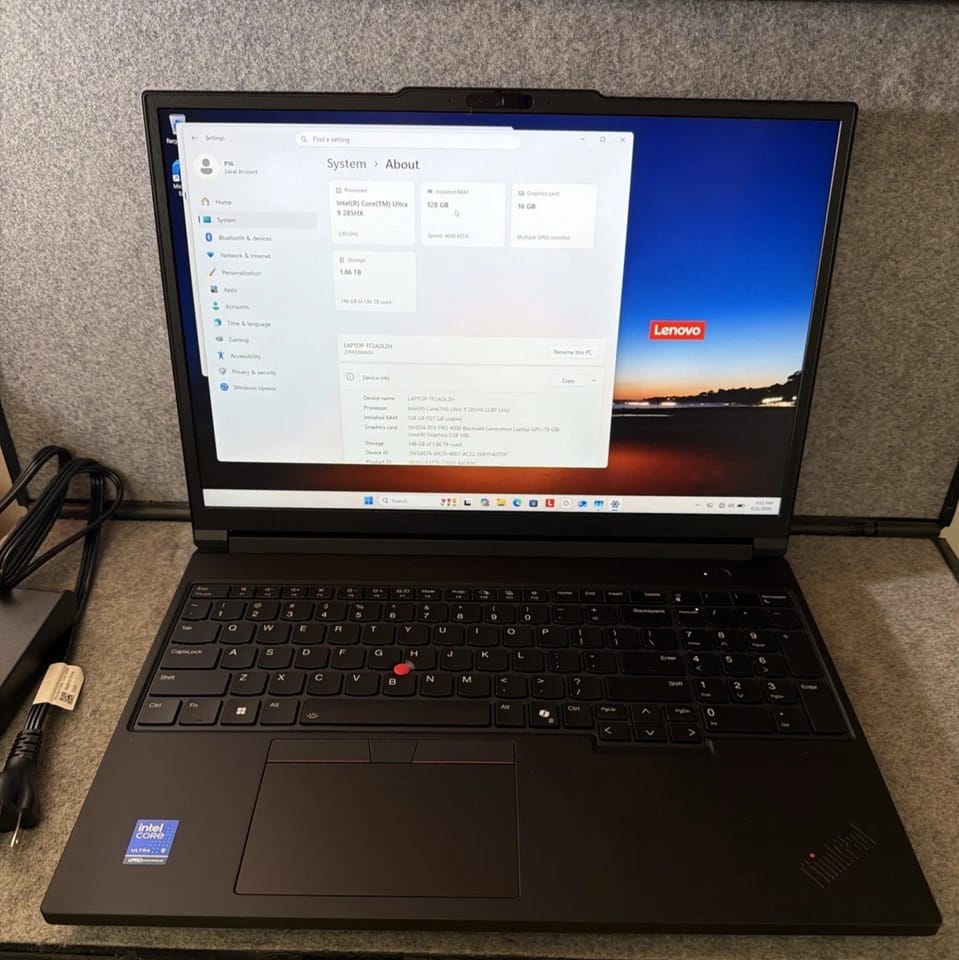 Lenovo ThinkPad P16 Gen 3 Computers 128GB New