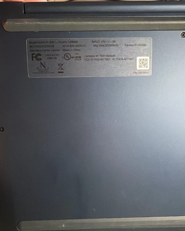 Lenovo IdeaPad Chromebook Computers 64GB 4GB New