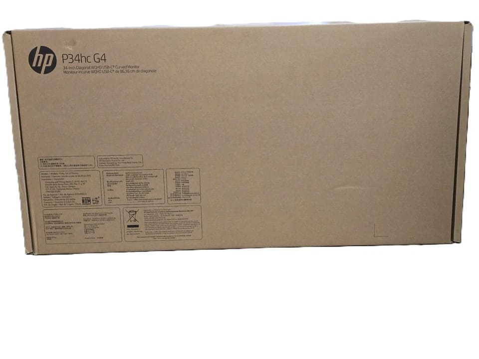 HP P34hc G4 Monitors New