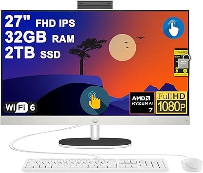 HP 27-cb1 Computers 1TB 16GB New