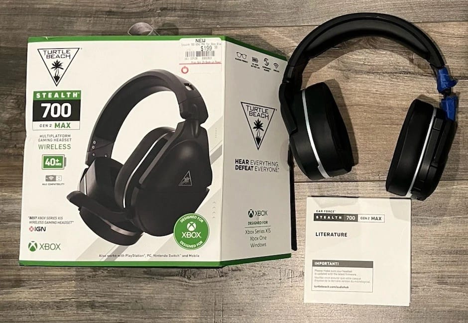 Turtle Beach Stealth 700 Gen 2 MAX Headphones & Earbuds Black Refurbished - Excellent