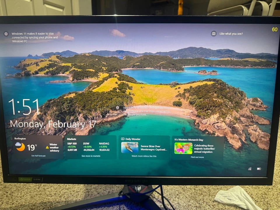 Acer XB273K Monitors Used - Good