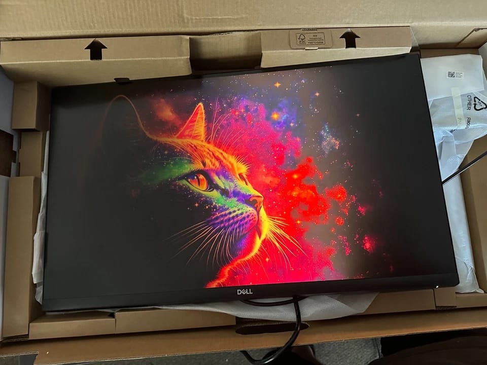 Dell S2722QC Monitors For parts or not working