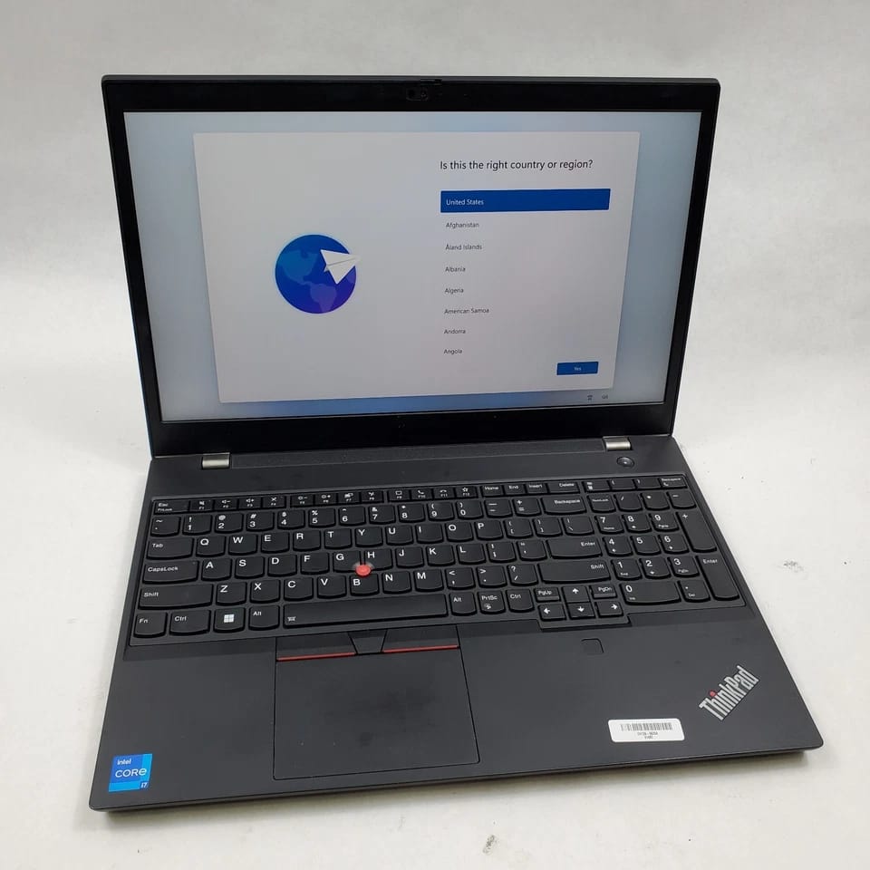 Lenovo ThinkPad T15p Gen 3 Computers 1TB 16GB Refurbished - Excellent