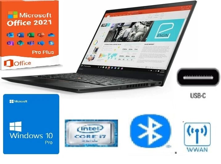 Lenovo ThinkPad X1 Carbon Gen 5 Computers 1TB 16GB Used - Good