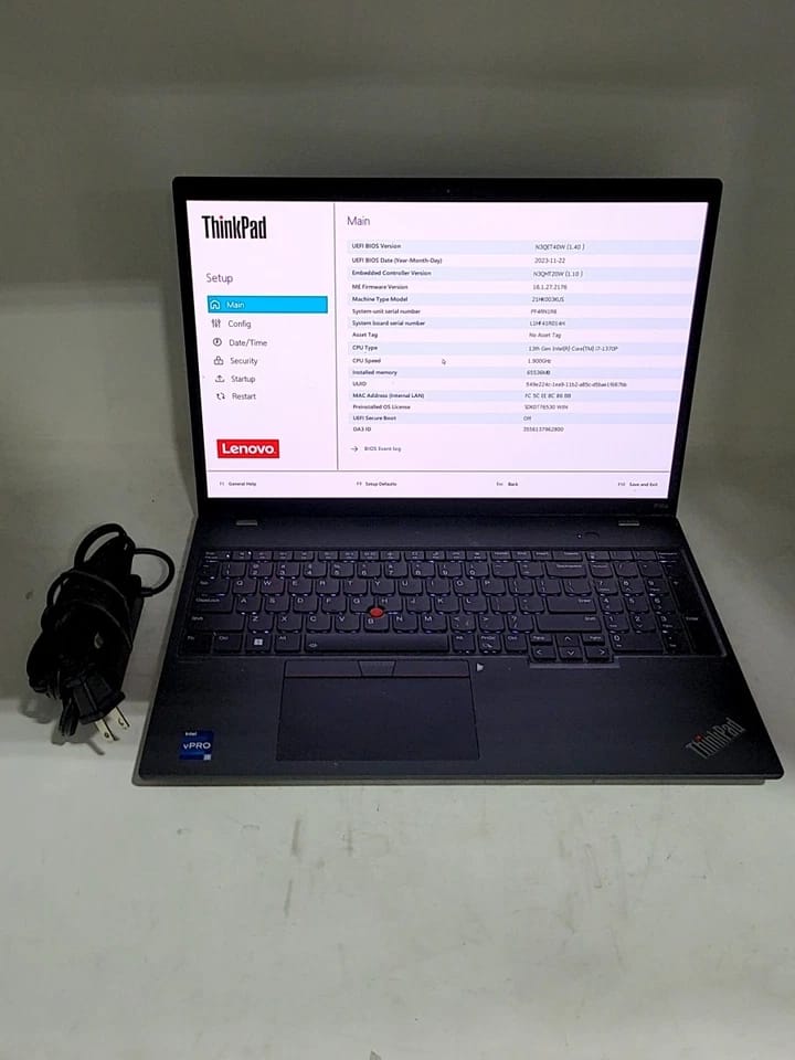 Lenovo ThinkPad P16s Gen 2 Computers 1TB 32GB New