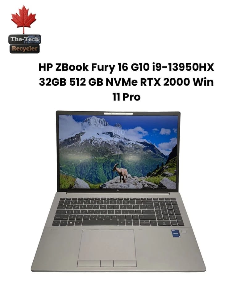 HP ZBook Fury 16 G10 Computers 2TB 64GB Used - Good