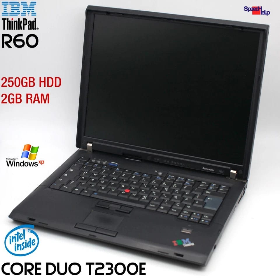 Lenovo ThinkPad R60 Computers 160GB 3GB Used - Good