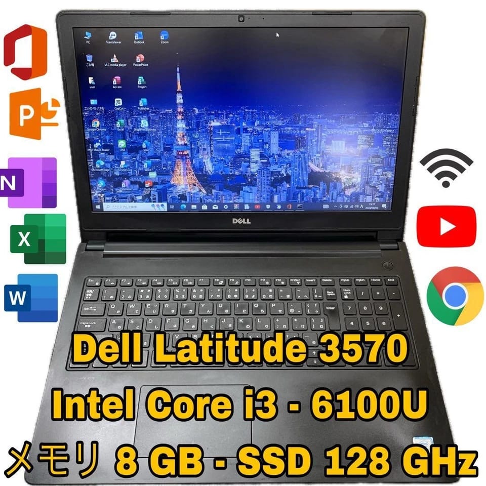 Dell Latitude 3570 Computers 512GB 16GB Refurbished - Acceptable