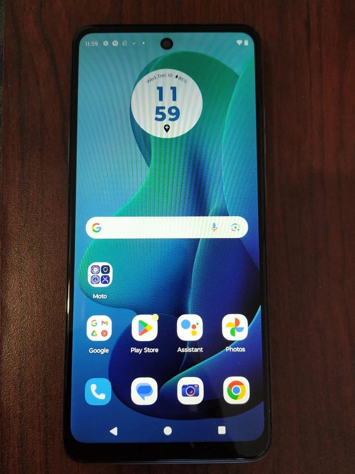 Motorola Moto G 5G (2024) Cell Phones Gray 128GB Locked New