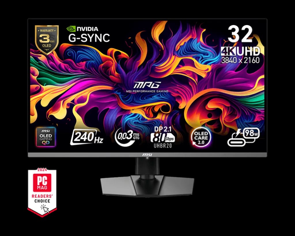 MSI MPG 322URX QD-OLED Monitors New