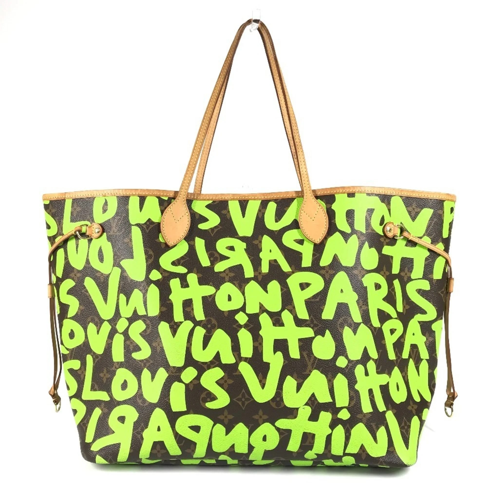 Louis Vuitton Neverfull Women's bags GM Green Monogram Canvas Used - Good
