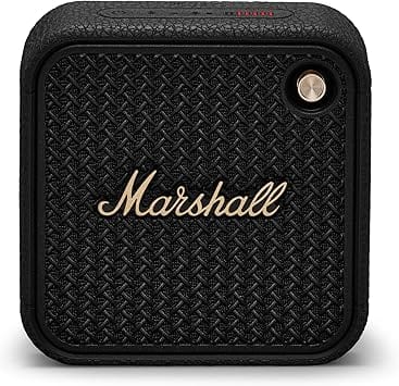 Marshall Willen II Portable Bluetooth Speakers Black New