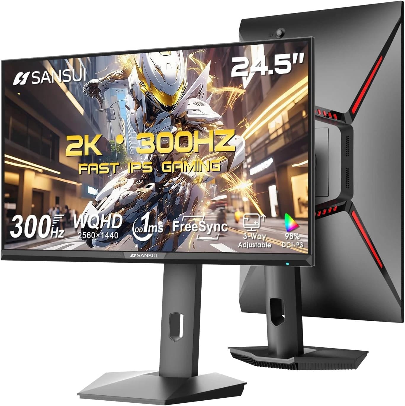 SANSUI ES-G25F6Q Pro Monitors New