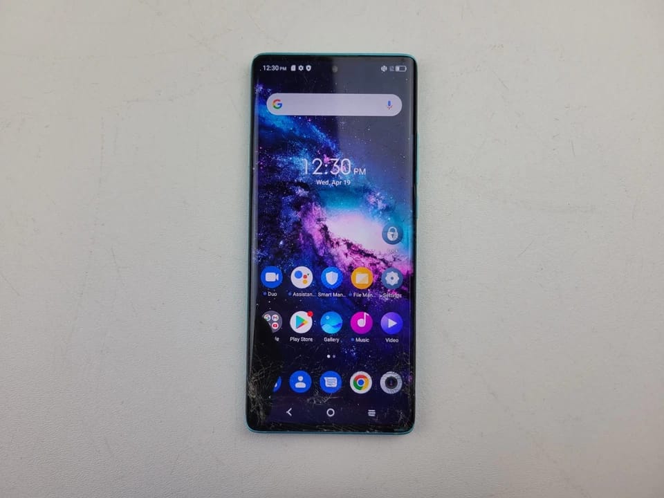 TCL 20 Pro 5G Cell Phones Gray 256GB Unlocked Refurbished - Excellent