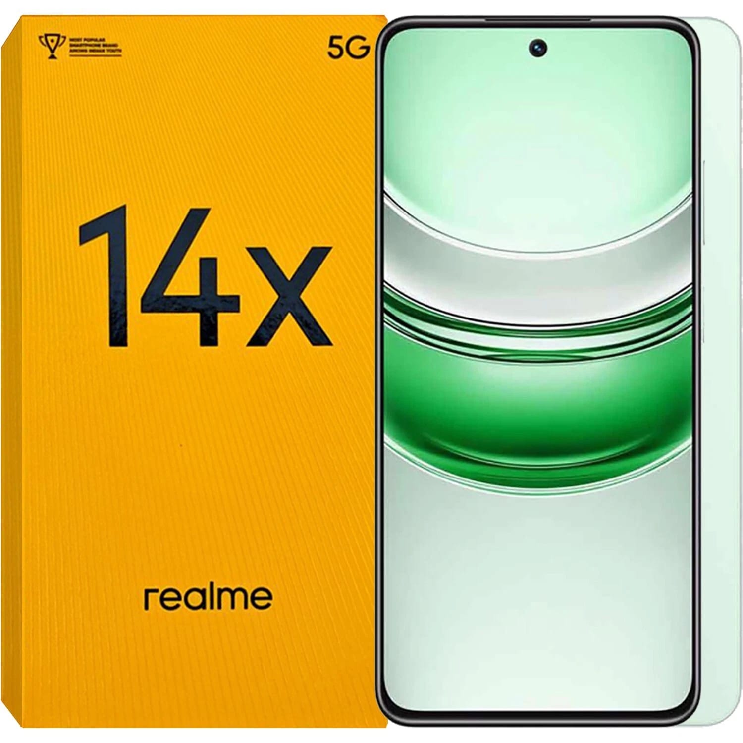 realme 14X Cell Phones Black 256GB Unlocked New