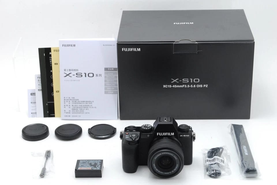 Fujifilm X-S10 Digital Cameras Black Body Only New