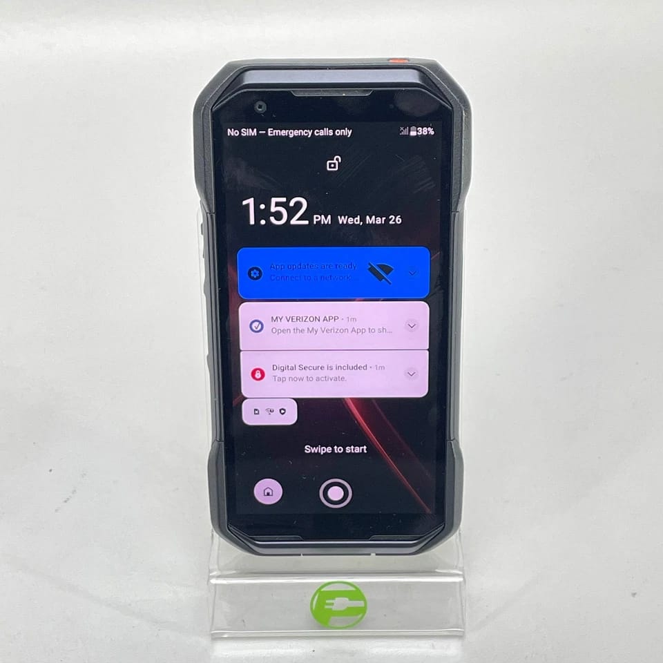 Kyocera DuraForce PRO 3 Cell Phones Black 128GB Verizon Refurbished - Premium