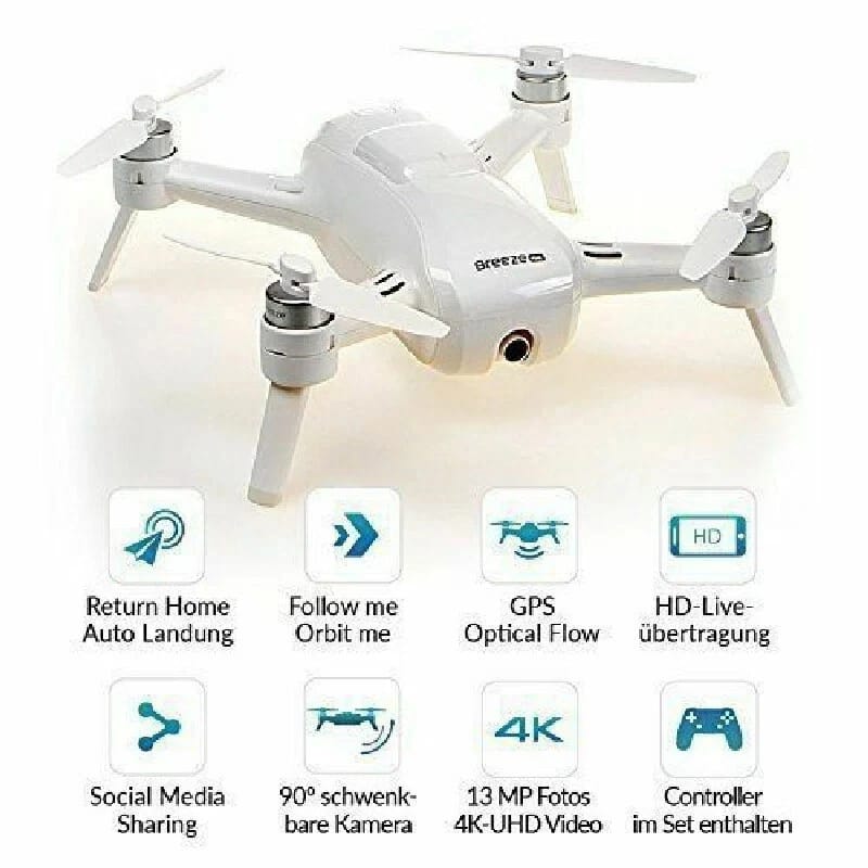 Yuneec Breeze 4K Quadcopters & Multirotors New