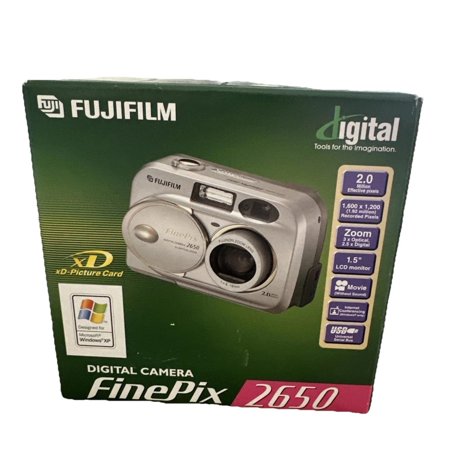 Fujifilm FinePix 2650 Digital Cameras Silver New