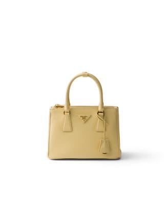 Prada Galleria Women's bags Mini Vanilla Saffiano Leather New
