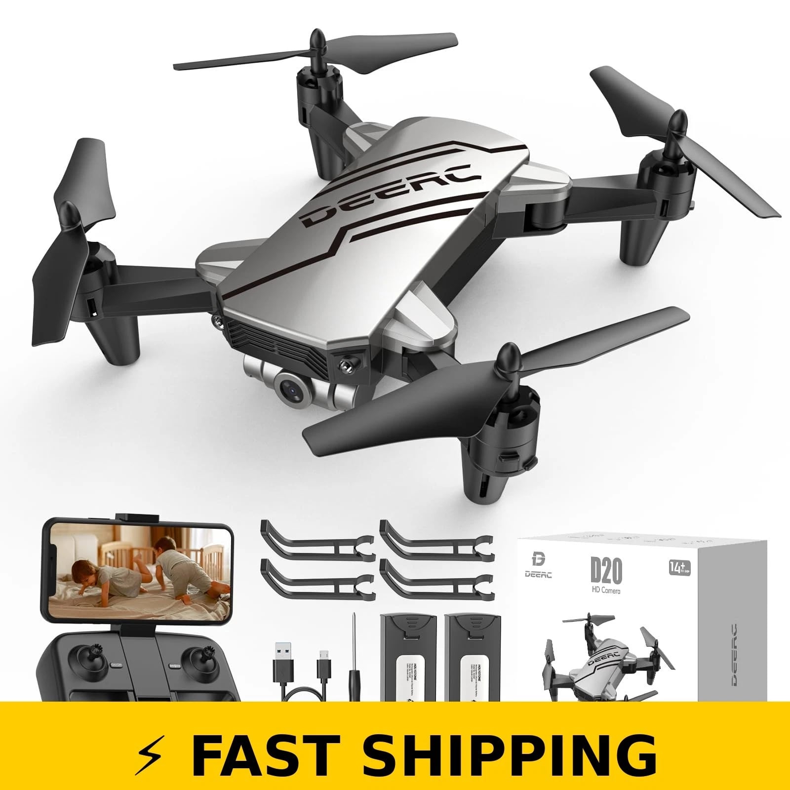 DEERC D20 Quadcopters & Multirotors