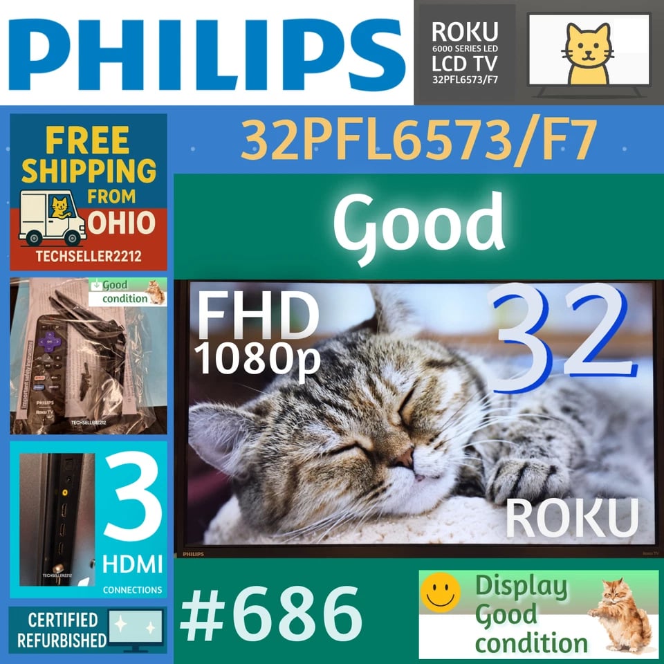 Philips 32PFL6573/F7 TVs
