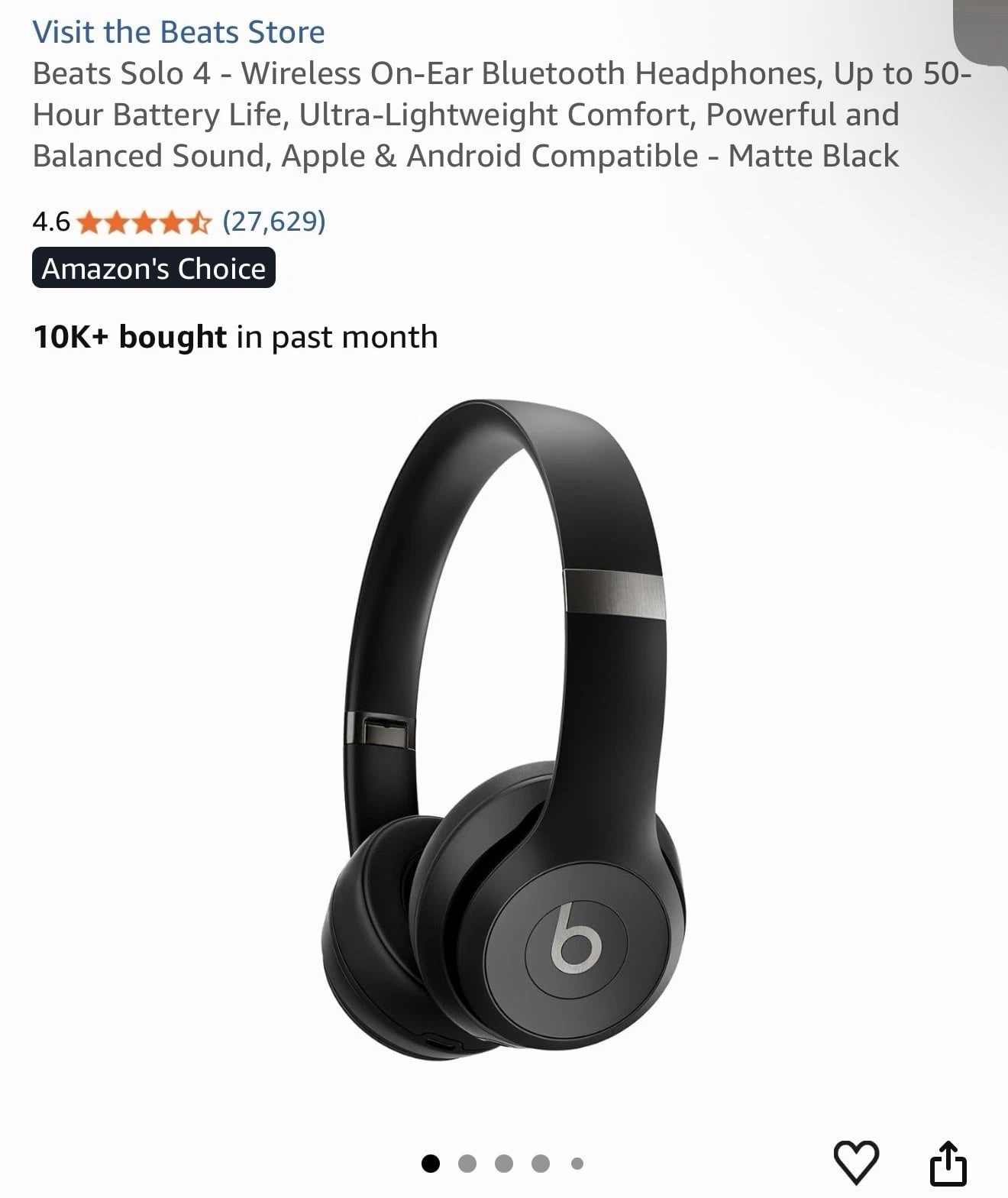 Beats Solo 4 Headphones & Earbuds
