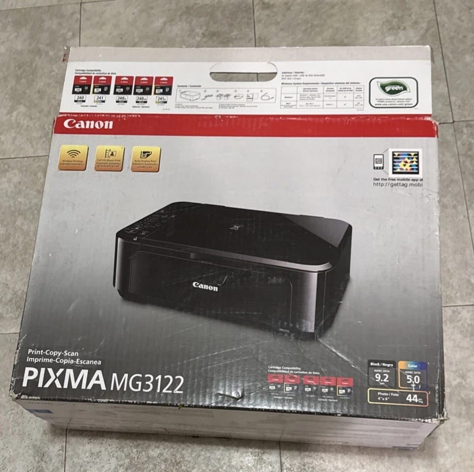 Canon PIXMA MG3122 Printers Used - Good