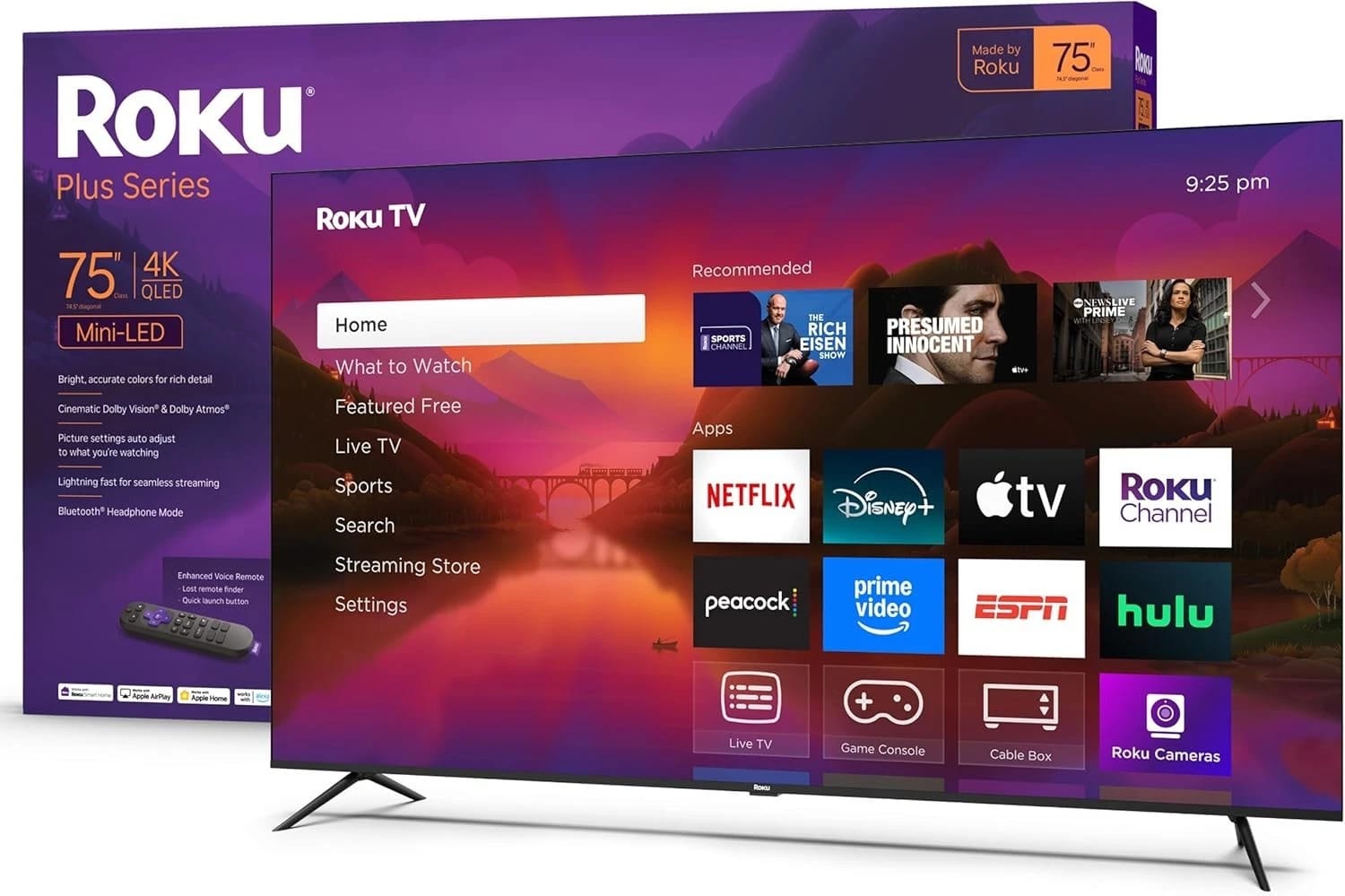 Roku Plus Series TVs 55 inch New