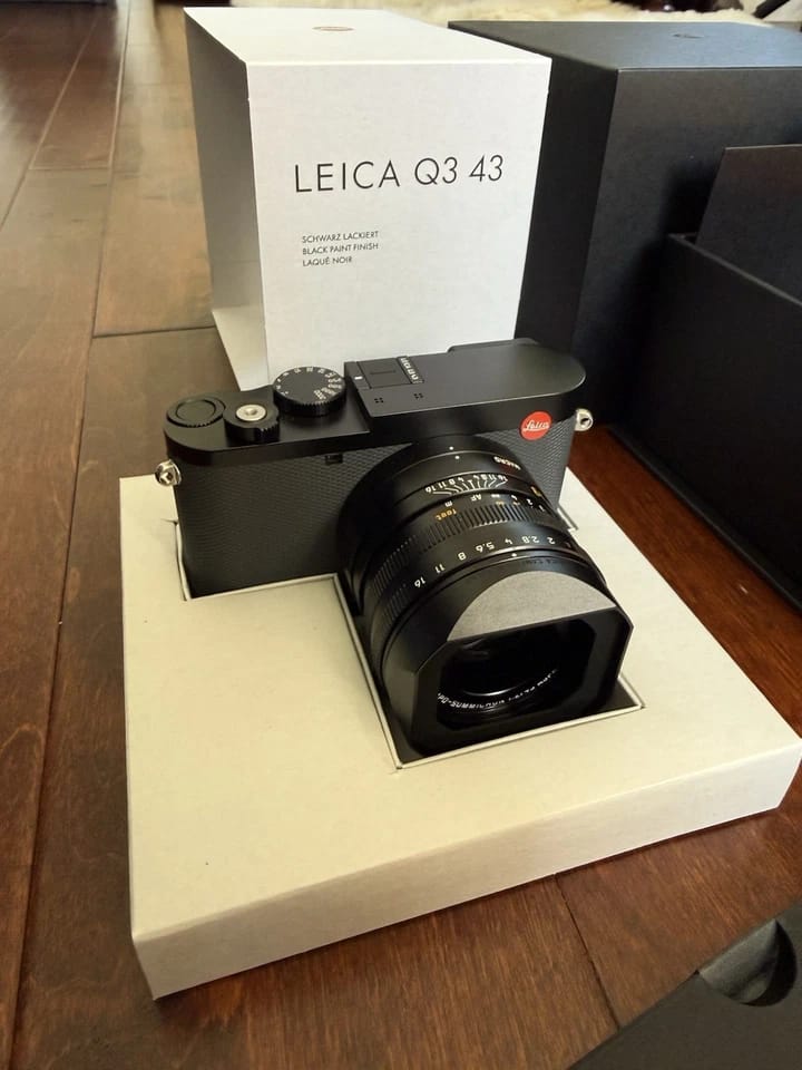 Leica Q3 43 Digital Cameras Black New Body Only