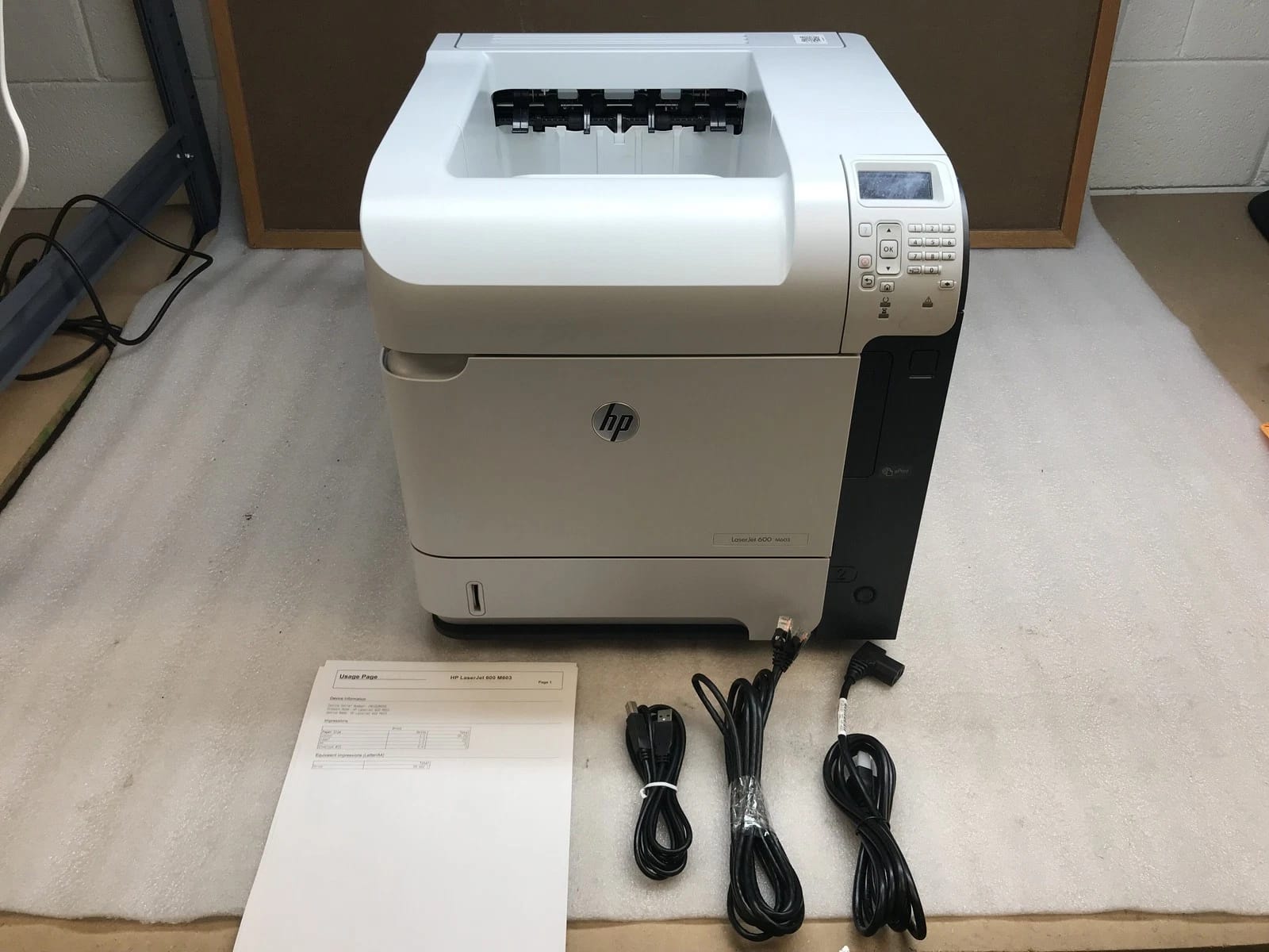HP LaserJet 600 M603 Printers Used - Good