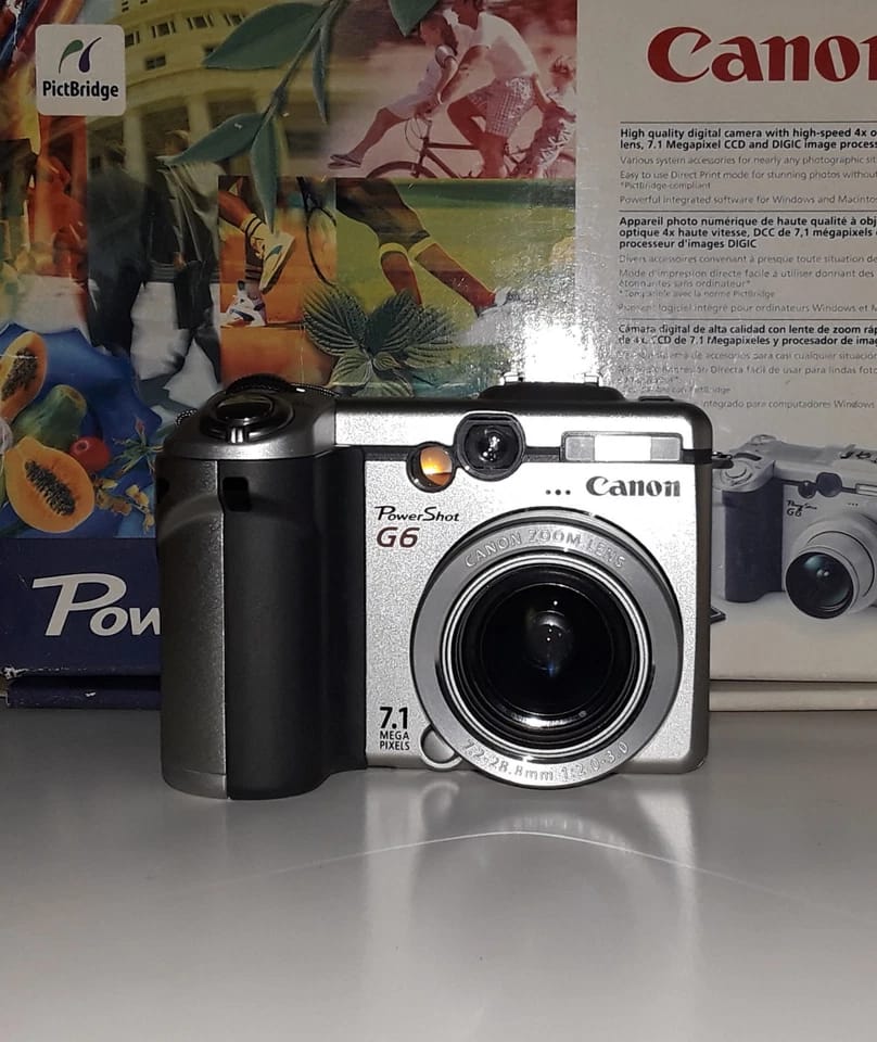 Canon PowerShot G6 Digital Cameras Silver Open-Box Excellent Body Only