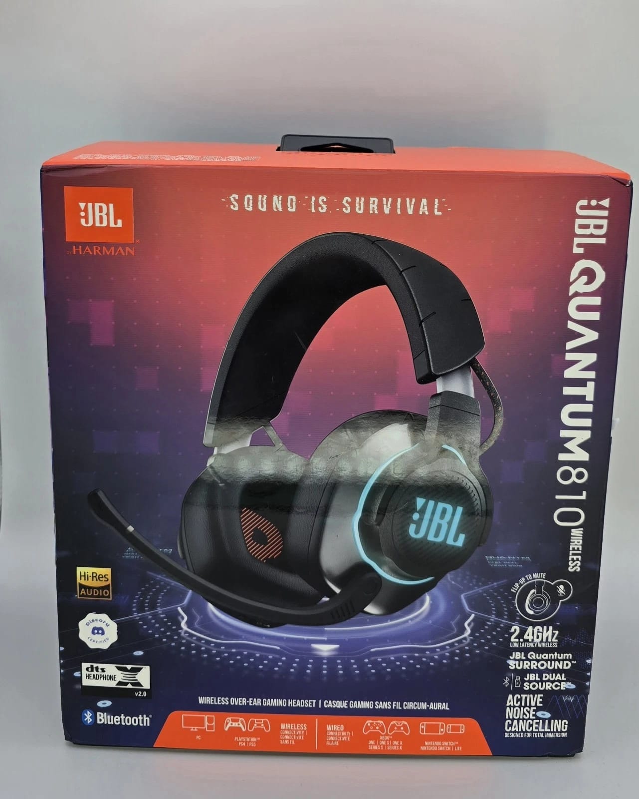 JBL Quantum 810 Headphones & Earbuds Black New