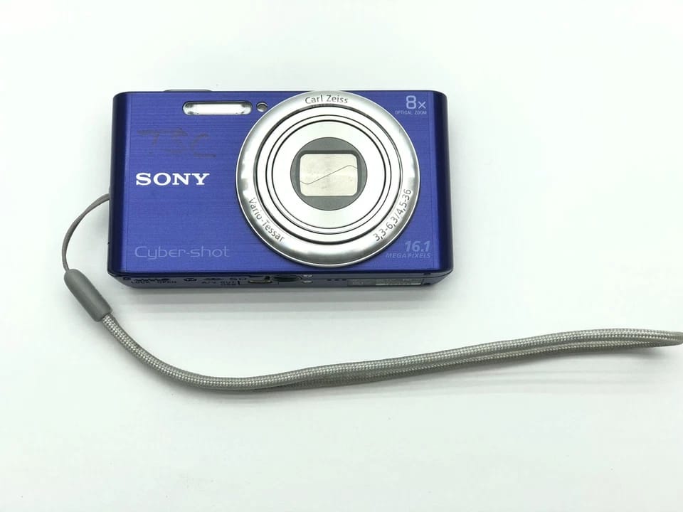Sony Cyber-shot DSC-W730 Digital Cameras Blue Used - Good Body Only