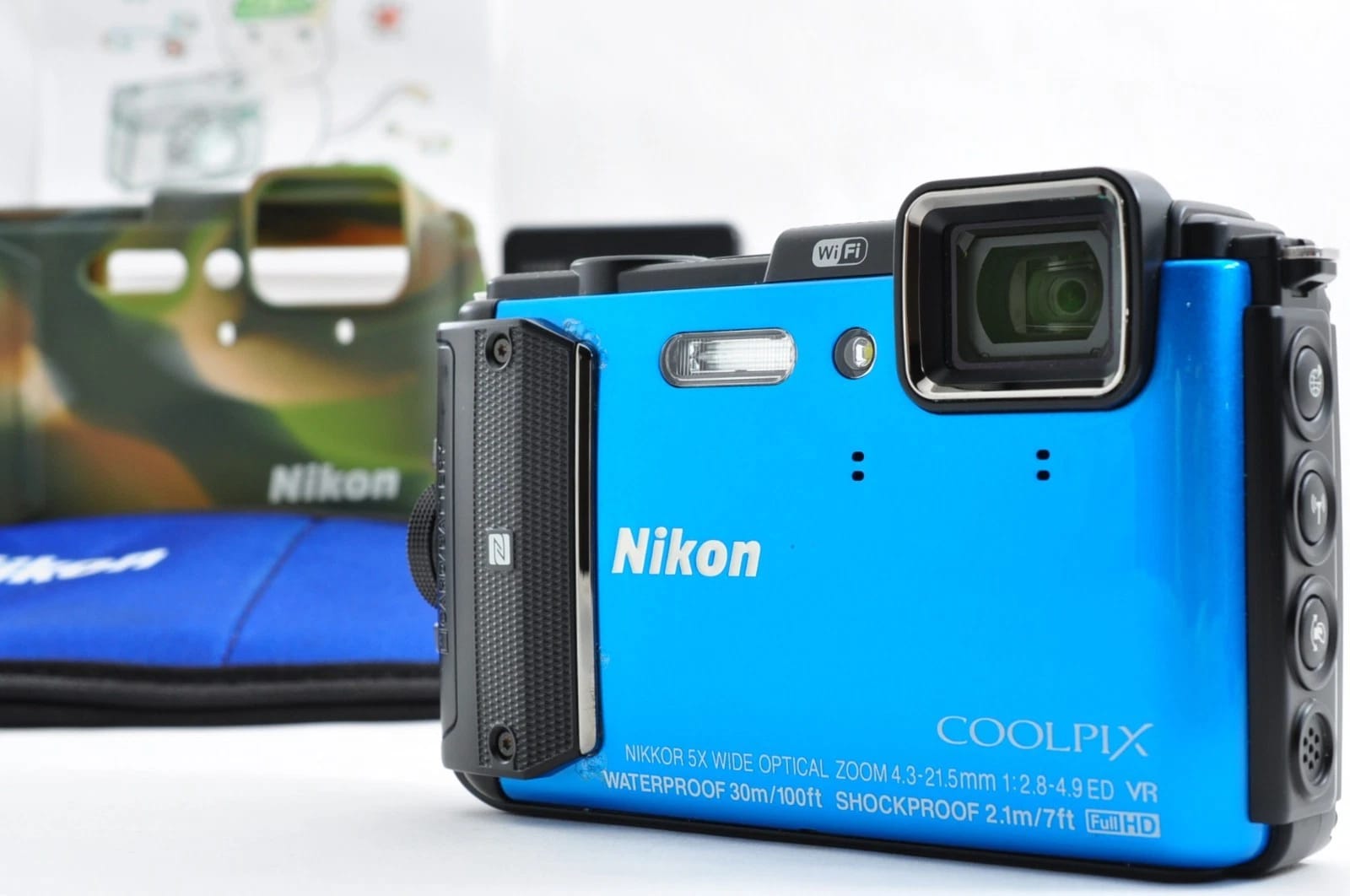 Nikon COOLPIX AW130 Digital Cameras Blue New Body Only