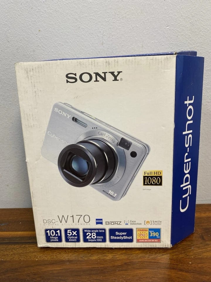 Sony Cyber-shot DSC-W170 Digital Cameras Silver New Body Only