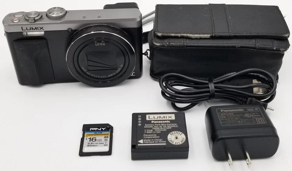 Panasonic LUMIX ZS60 Digital Cameras Black New Body Only