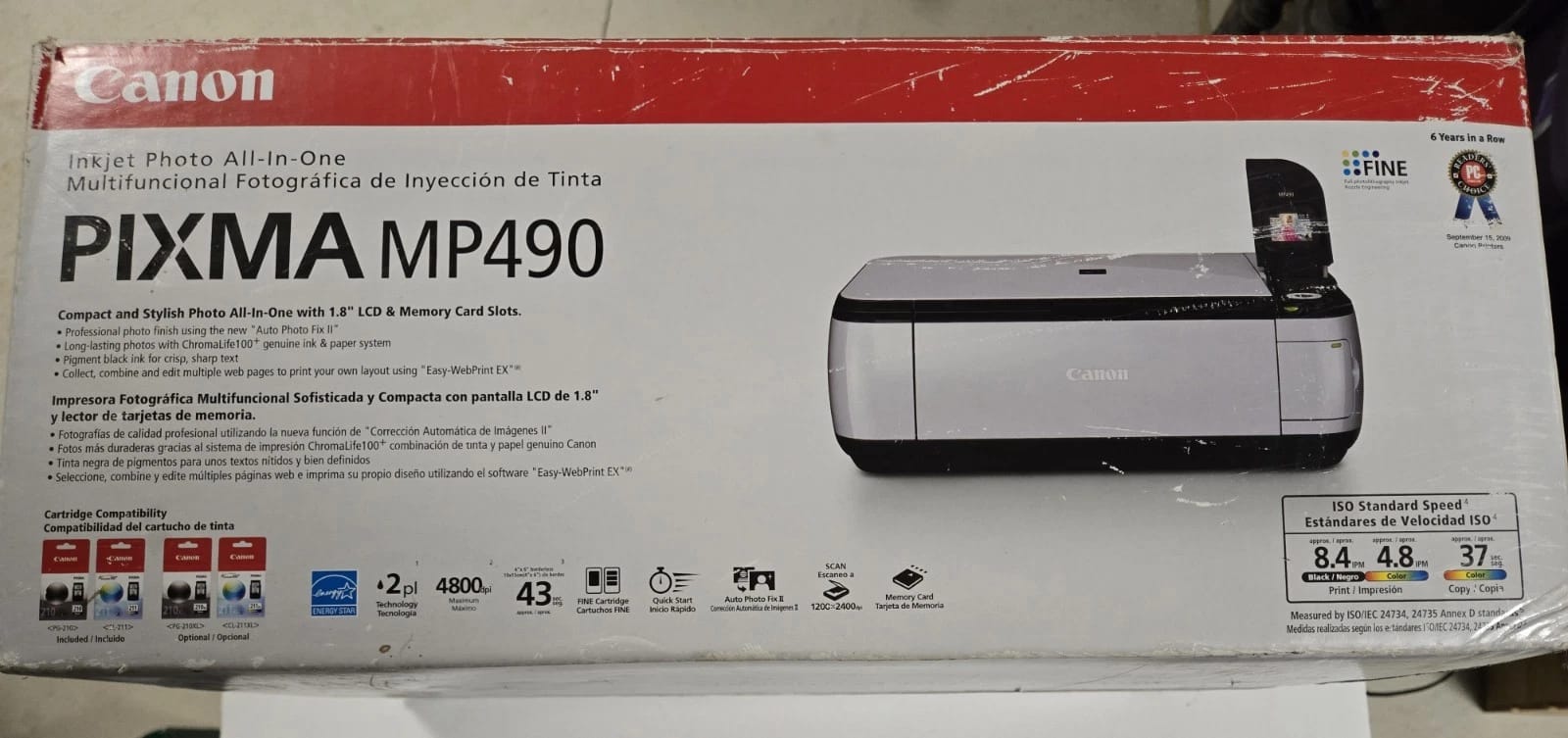 Canon PIXMA MP490 Printers New
