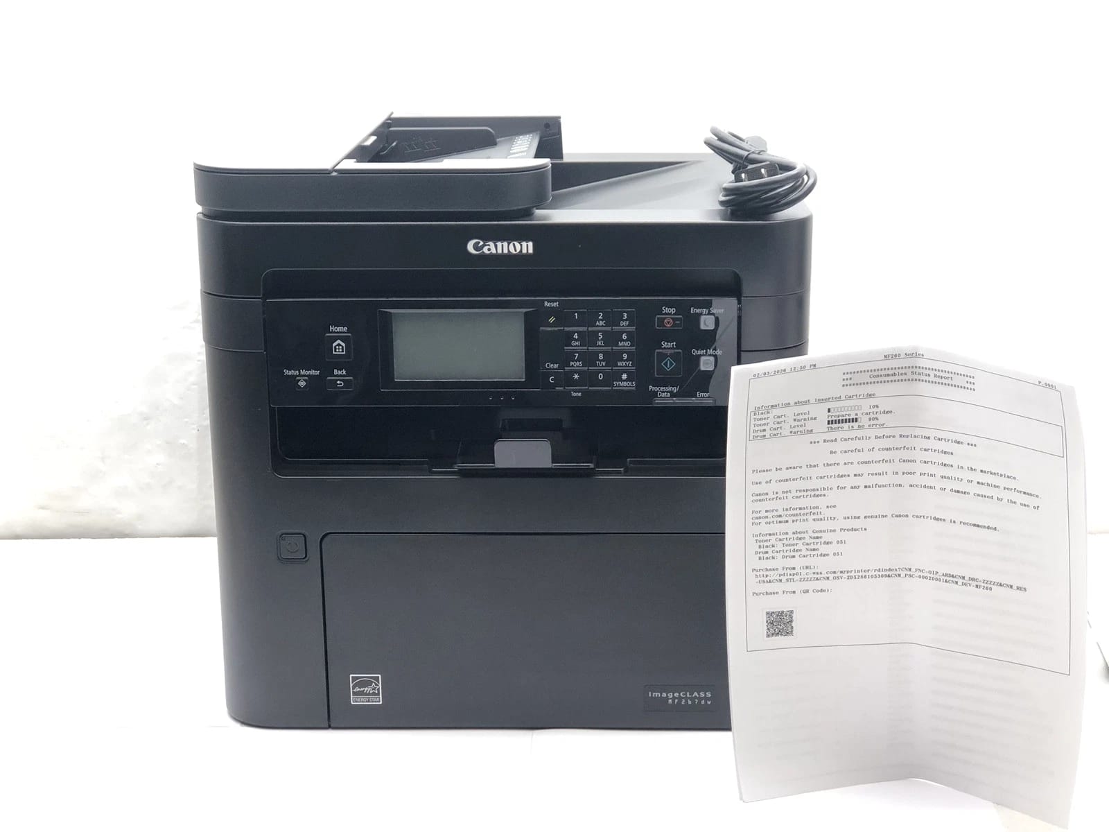 Canon imageCLASS MF2b7dw f173302 Printers Used - Good