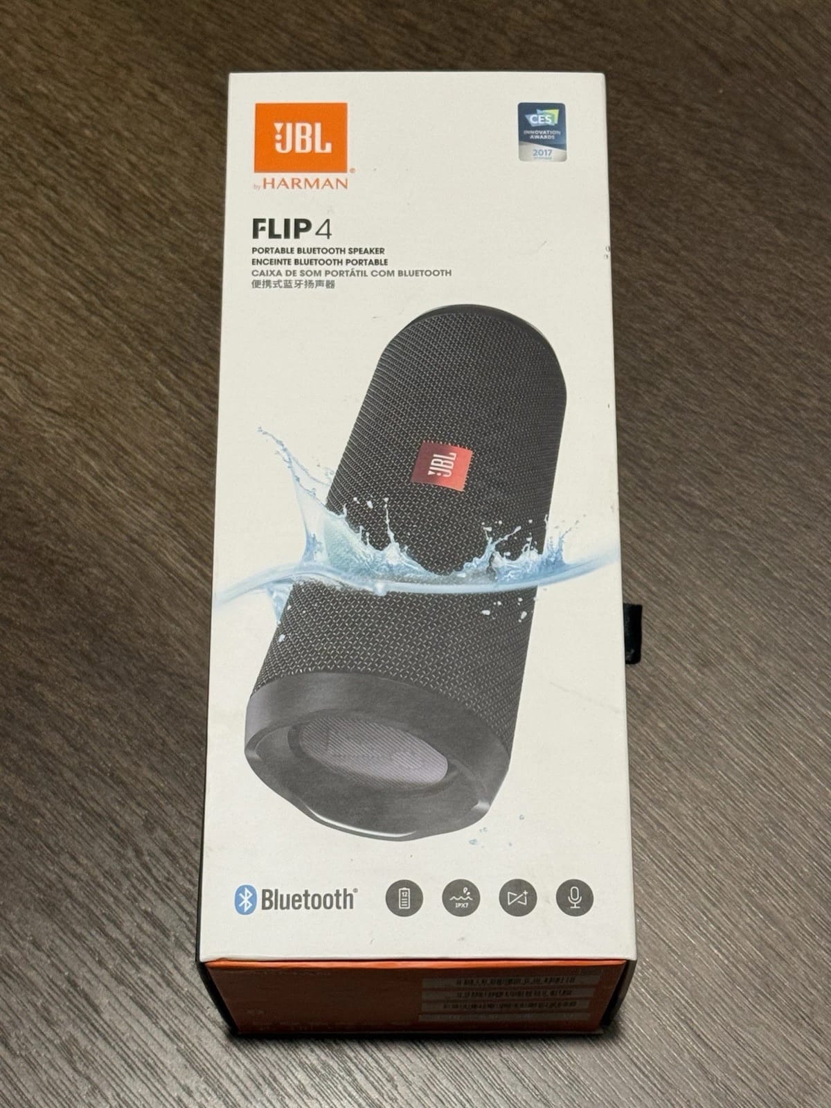 JBL Flip 4 Portable Bluetooth Speakers White New