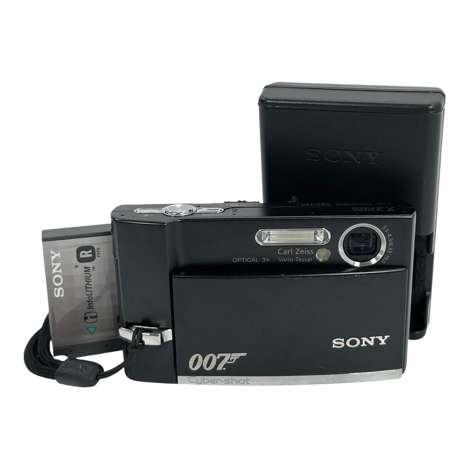 Sony Cyber-shot DSC-T50/JB Digital Cameras Black Used - Good Body Only