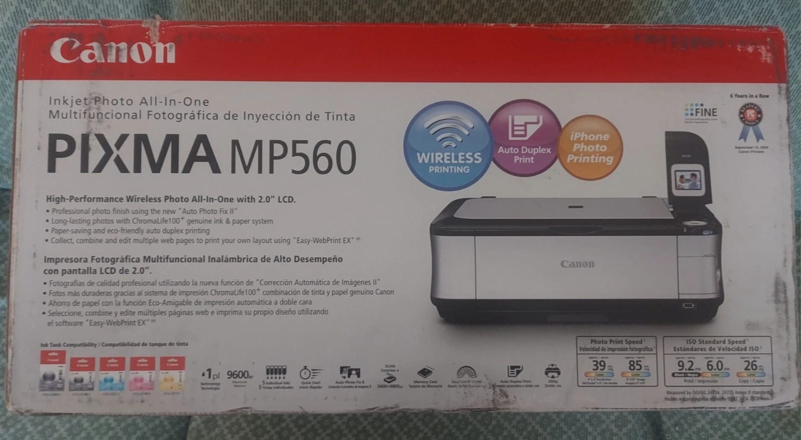 Canon PIXMA MP560 Printers New