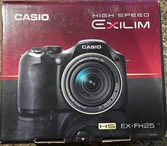 Casio EX-FH25 Digital Cameras Black New Body Only