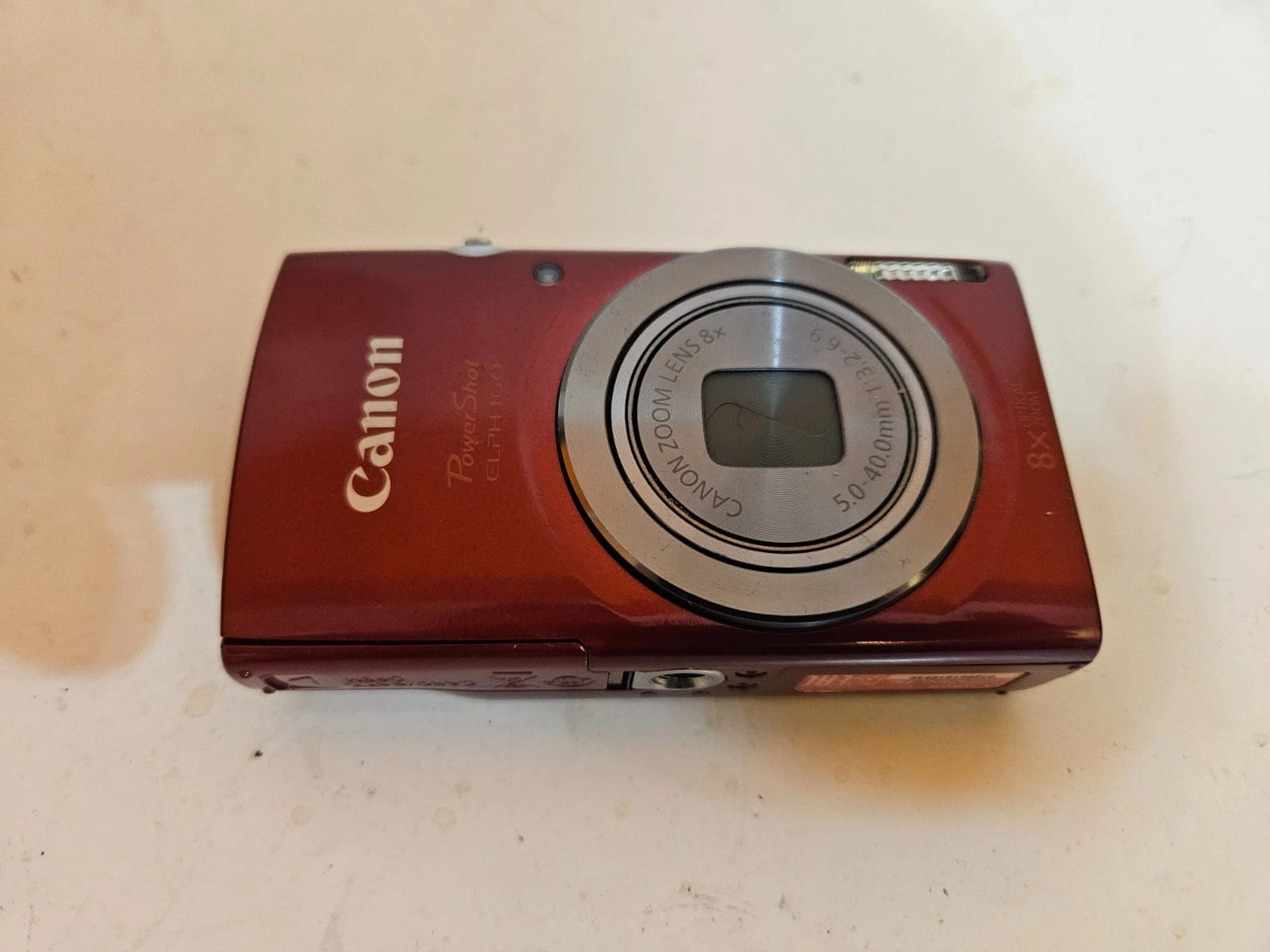 Canon PowerShot ELPH 160 Digital Cameras Red Used - Good Body Only