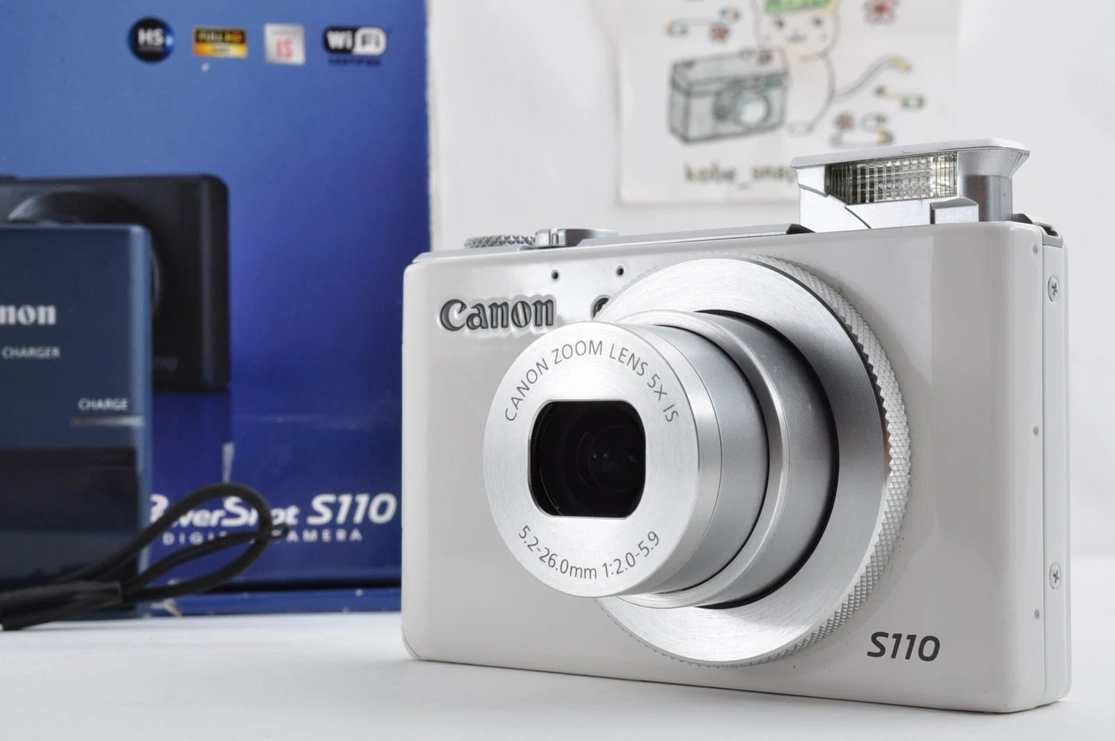 Canon PowerShot S110 Digital Cameras Silver Open-Box Excellent Body Only